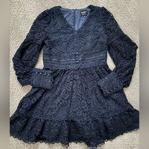 Bardot Junior Venice Lace Mini Dress sz12